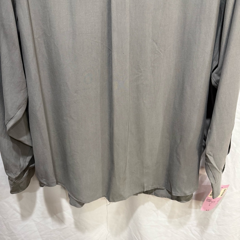 Anna and Frank Studio Vintage Silk Button Front Blouse Old Money Luxury Bold 2XL - Picture 12 of 16